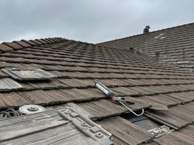 Residential Shake Roof Installation